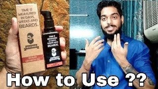 Muuchstac Beard Oil  How to USE  Kab Kitna kis time [upl. by Temhem]