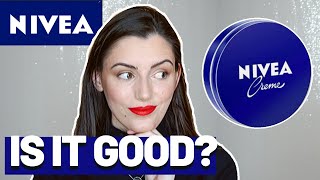 SPECIALIST testing NIVEA CREME review ingredients is it good [upl. by Ateekal]