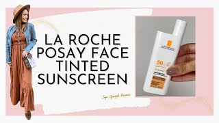 La roche posay face tinted sunscreen review [upl. by Yelsnit]