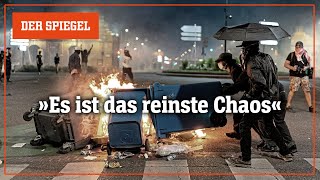 Wahl in Frankreich Heftige Proteste gegen Rassemblement National  DER SPIEGEL [upl. by Desmond11]