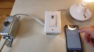 Leviton Smart Dimmer Setup and Leviton App Demo [upl. by Safir935]