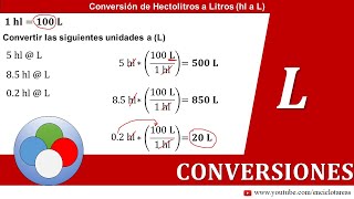 Hectolitros a Litros hl a L  ejercicios resueltos [upl. by Oile]