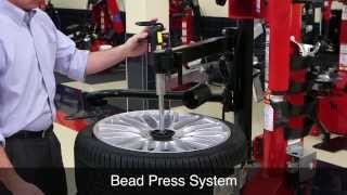 TCX53 Performance Tire Changer with Bead Press System by Hunter Engineering [upl. by Rengia93]