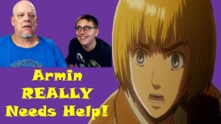 REACTION TIME  quotA Slap On Titan 11quot  Armin Really Needs Help [upl. by Nuawtna]