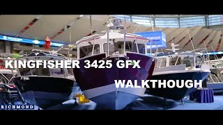 Kingfisher 3425 Offshore Walkthrough Video [upl. by Harlene839]