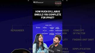 How much Syllabus Should You Complete for IPMAT 🤔🎯 IPMAT Exam Preparation Tips  shorts [upl. by Kered102]