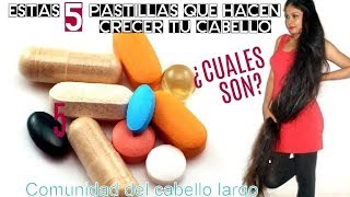 ¡LAS 5 MEJORES PASTILLAS QUE HACEN CRECER EL CABELLO A TU DISPOSICIÓN NO ES BROMA [upl. by Selma]