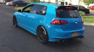 2016 Volkswagen Golf R Launch Control [upl. by Rednasyl]