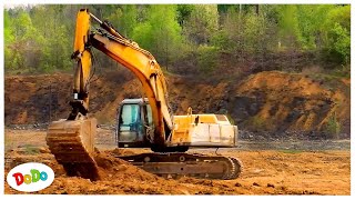 Bagger entdecken auf der Baustelle Teil 2  Bagger Kinder  Dodo [upl. by Aititil]