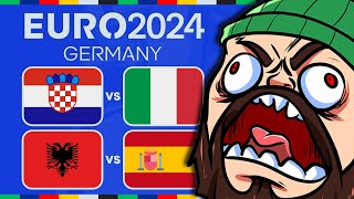 TEARLESS REAGISCE al FINALE GIRONE B di EURO 2024 con Menzo  Italia SECONDA allULTIMO RESPIRO [upl. by Candless115]