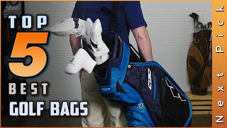 Top 5 Best Golf Bags Review in 2024 [upl. by Dolores453]