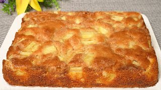 Kuchen in 5 Minuten Der berühmte Apfelkuchen der in ihrem Mund schmilzt Einfach und lecker [upl. by Norraa]