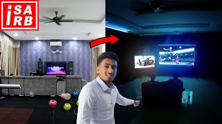 Tukar hall rumah jadi bilik gaming [upl. by Eliseo470]