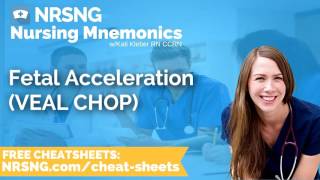 Fetal Acceleration VEAL CHOP Nursing Mnemonics Nursing School Study Tips [upl. by Alviani]