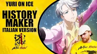 Yuri On ice Opening  History Maker Italian Version [upl. by Avilo]