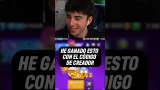 BENIJU HA GANADO ESTO CON EL CÓDIGO DE CREADOR  CLASH ROYALE [upl. by Raul]