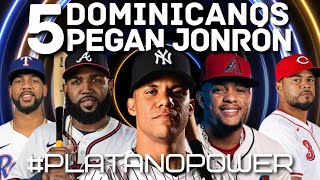 Juan Soto Marcell Ozuna Ketel Marte Jeimer Candelario y Leody los dominicanos que pegaron jonrón [upl. by Mylan]