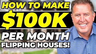 How To Make 100000 per Month Flipping Houses STEP BY STEP 🤑 [upl. by Chita]