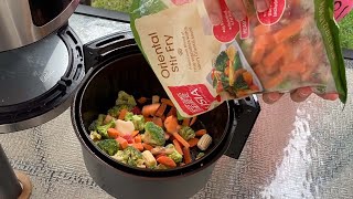 Air Fryer Frozen Vegetables  How To Cook Frozen Mixed Stir Fry Vegetables In The Air Fryer [upl. by Chernow881]