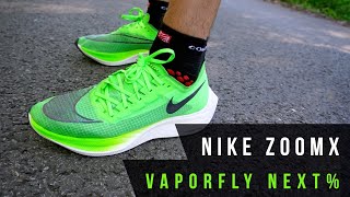 Nike ZoomX VaporFly Next  biegałem w NAJSZYBSZYM bucie świata  Recenzja [upl. by Aikem]