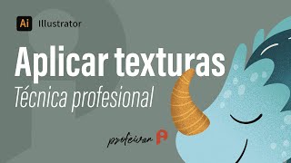 🦕Aplicar texturas en Illustrator  Técnica profesional [upl. by Nnaira]