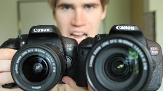 Canon 750DT6i vs 700DT5i  6 Differences [upl. by Krispin]