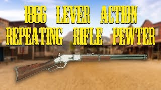 FD1140G 1866 Lever Action Repeating Rifle Pewter from Medieval Collectibles [upl. by Zerline]