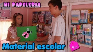 Mi Tienda de material escolar 📓🎨 Vuelta al cole en Los juguetes de Arantxa [upl. by Casper426]