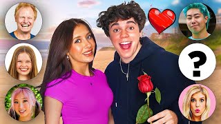 FAMOUS YOUTUBERS Control My Valentines Date FOR 24 HOURS 💋 [upl. by Suisyola]