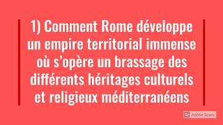 Seconde histoire thème 1 II l’empreinte romaine partie 1 [upl. by Faber]