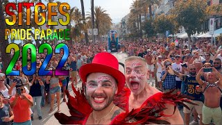 BEST Pride Parade  Sitges Spain 2022 [upl. by Beitch]