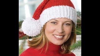 How to Crochet Santa Hat  Video One [upl. by Ostler164]