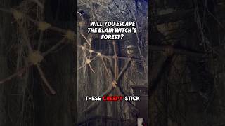 The scary BLAIR WITCH Project escape room [upl. by Ydnyl]