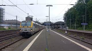 NMBS SNCB 1853  I10 amp I11 vertrekt uit station Aachen HBF op 162024 [upl. by Asiek]