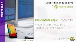 Tutorial Android  Cap 41  Preparando Proyecto para ContentProvider [upl. by Edith]