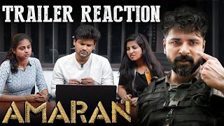 Amaran Official Trailer Reaction  Sivakarthikeyan  Sai Pallavi  Rajkumar Periyasamy  GV Prakash [upl. by Adnima]