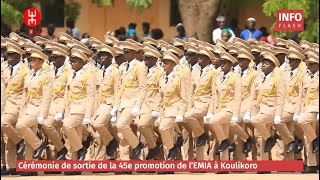 CÉRÉMONIE DE SORTIE DE LA 45E PROMO DE LEMIA BAPTISÉE « FEU GÉNÉRAL MOUSSA TRAORÉ » [upl. by Leta]