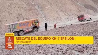 Rally Dakar 2019  KH7 Epsilon rescata al PBX Dakar Team  Palibex [upl. by Tnarg]