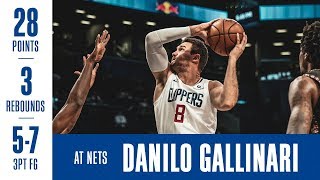 Danilo Gallinari Highlights at Nets  1117 [upl. by Nnairrehs]