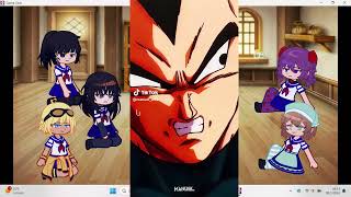 yandere simulator reacciona a goku y vegeta parte 12 [upl. by Aerua]