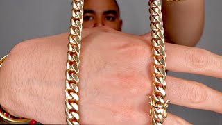 12mm Miami Cuban Link Bracelet DanielJewelryInc Review [upl. by Sancho]