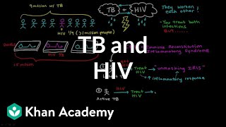 TB and HIV  Infectious diseases  NCLEXRN  Khan Academy [upl. by Anyd]