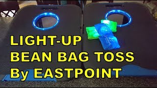 Light Up Bean Bag Toss Corn Hole by Eastpoint [upl. by Luke497]