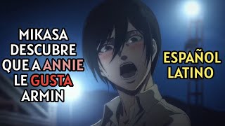 Mikasa descubre que a Annie le GUSTA Armin  Shingeki no kyojin The Final Season  Español Latino [upl. by Westlund630]