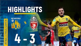 KVC Westerlo 43 RE Mouscron Highlights [upl. by Nomrej294]