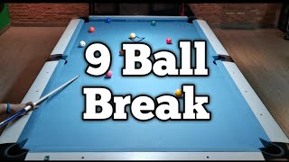 Tutorial Billiard  Break Bola 9 pada Billiard [upl. by Enitsej]