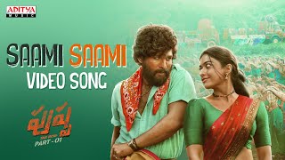 SaamiSaami  Video SongTelugu Pushpa Songs  Allu Arjun Rashmika  Mounika  DSP Sukumar [upl. by Leverick]