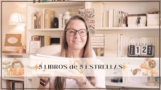 5 Libros SENSACIONALES DE 5 🌟 que DEBES LEER [upl. by Haimaj]