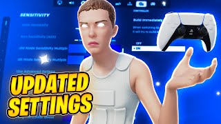 NEW BEST Chapter 5 Season 2 Fortnite Controller Settings PS5XBOXPC [upl. by Warrenne]