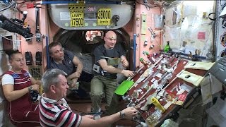 Space Station Live Thanksgiving Feast on Orbit [upl. by Wohlen488]